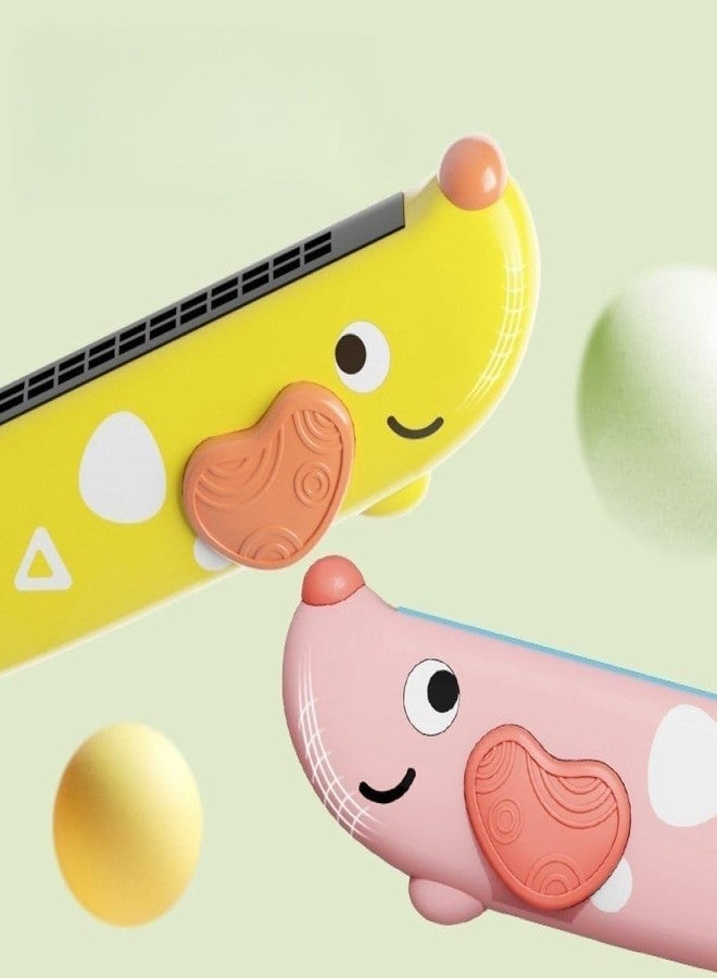 XIBO Wooden Harmonica Colorful Kids Musical Instruments Toys Sound Making Wooden Toys Return Gift Kids Wood Mouth Organ Random Color Design (Multicolor) - Image 3